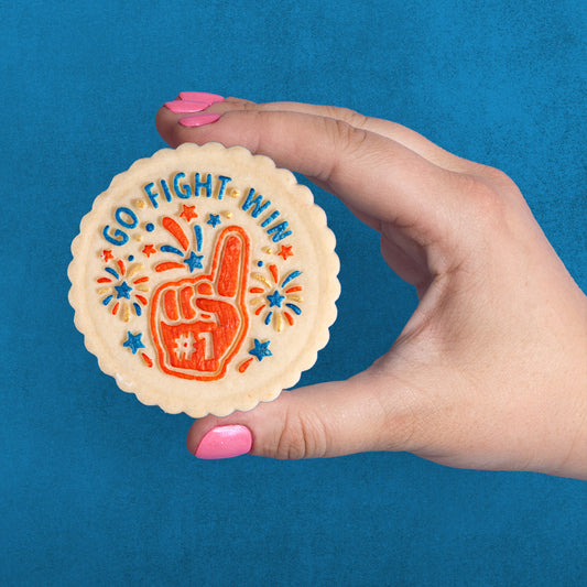 Go-Fight-Win Foam Finger Cookie Stamp