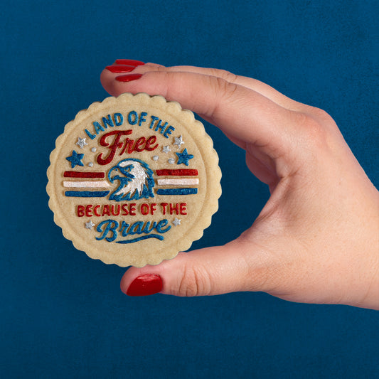 Land of the Free Eagle Cookie Stamp