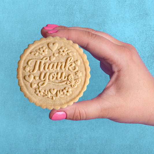 Thank You Cookie Stamp - Non-custom Circle