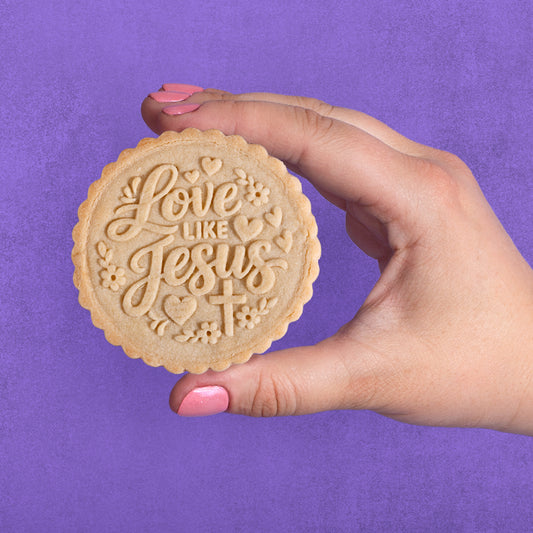 Embossed Easter Cookie Stamp - Love Like Jesus