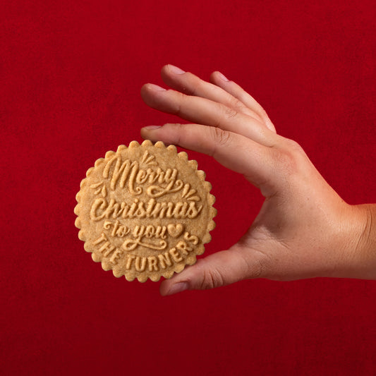 Custom Christmas Cookie Stamp Embosser - Design #4