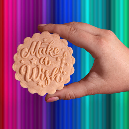 Embossed Birthday Cookie Stamp - Make a Wish