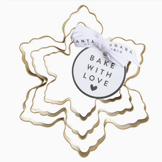 Gold Snowflake Cookie Cutters