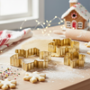 Gold Snowflake Cookie Cutters