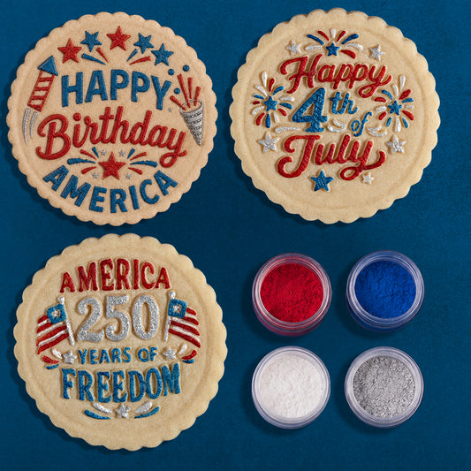 Happy Birthday America Kit with USA Luster Dust