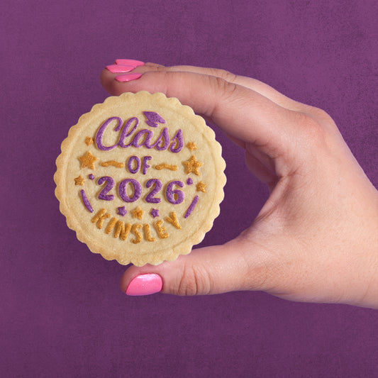 Customizable Name Class of 2026 Graduation Cookie Stamp