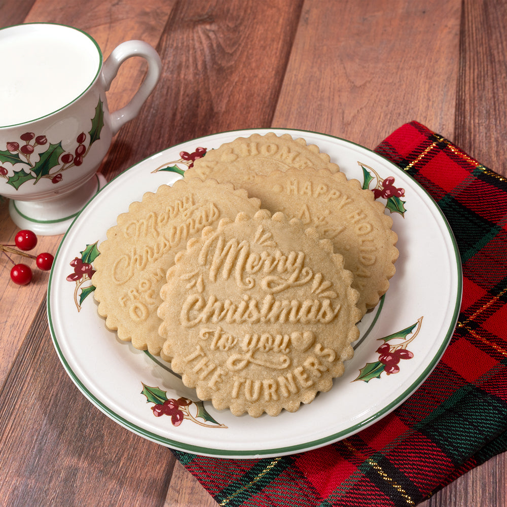 Custom Christmas Cookie Stamp Embosser - Design #6
