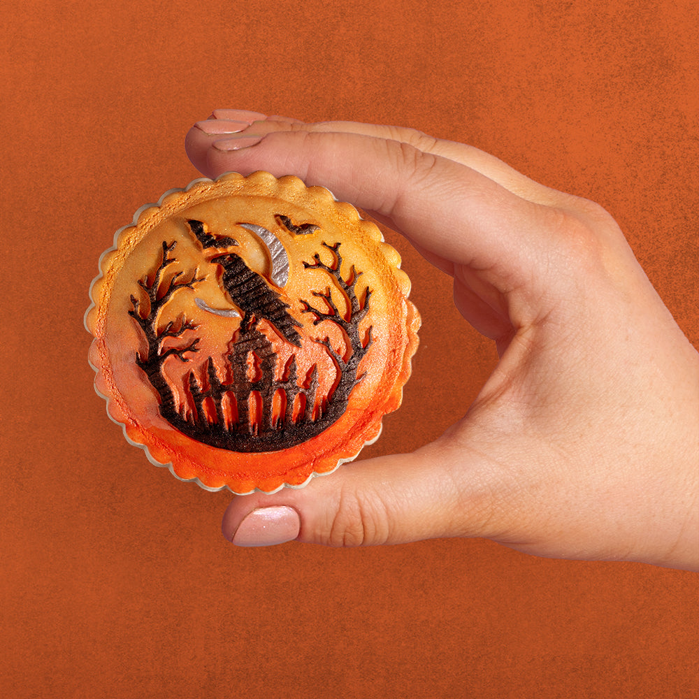 Moonlit Raven Cookie Stamp
