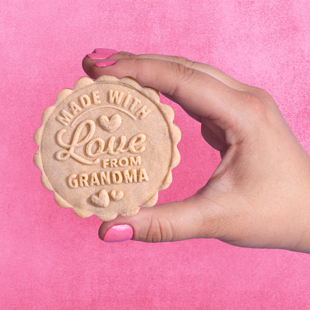 Customizable Made With Love Cookie Stamp