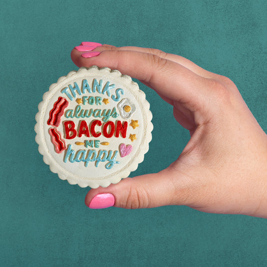 Bacon Me Happy Cookie Stamp
