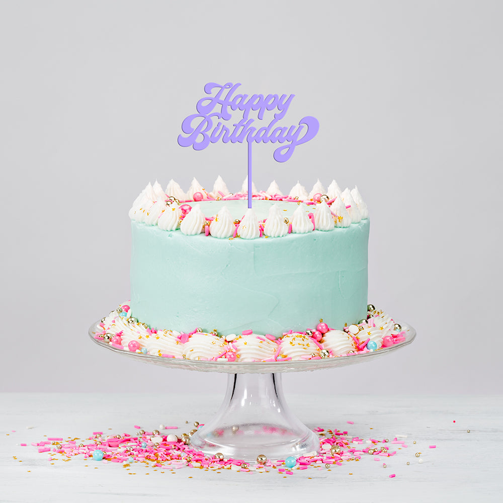 Happy Birthday Cake Topper