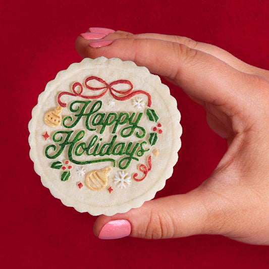 Christmas Cookie Press - Happy Holidays