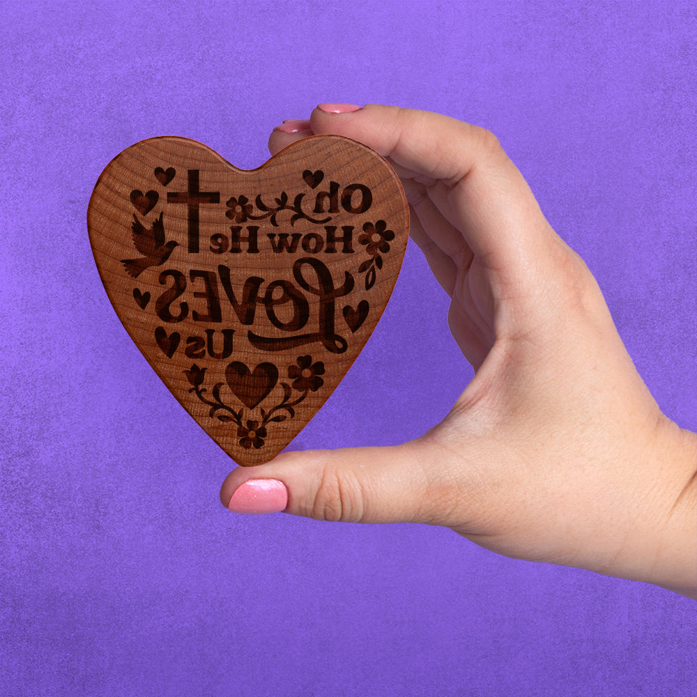 Embossed Easter Cookie Stamp - Oh How He Loves Us