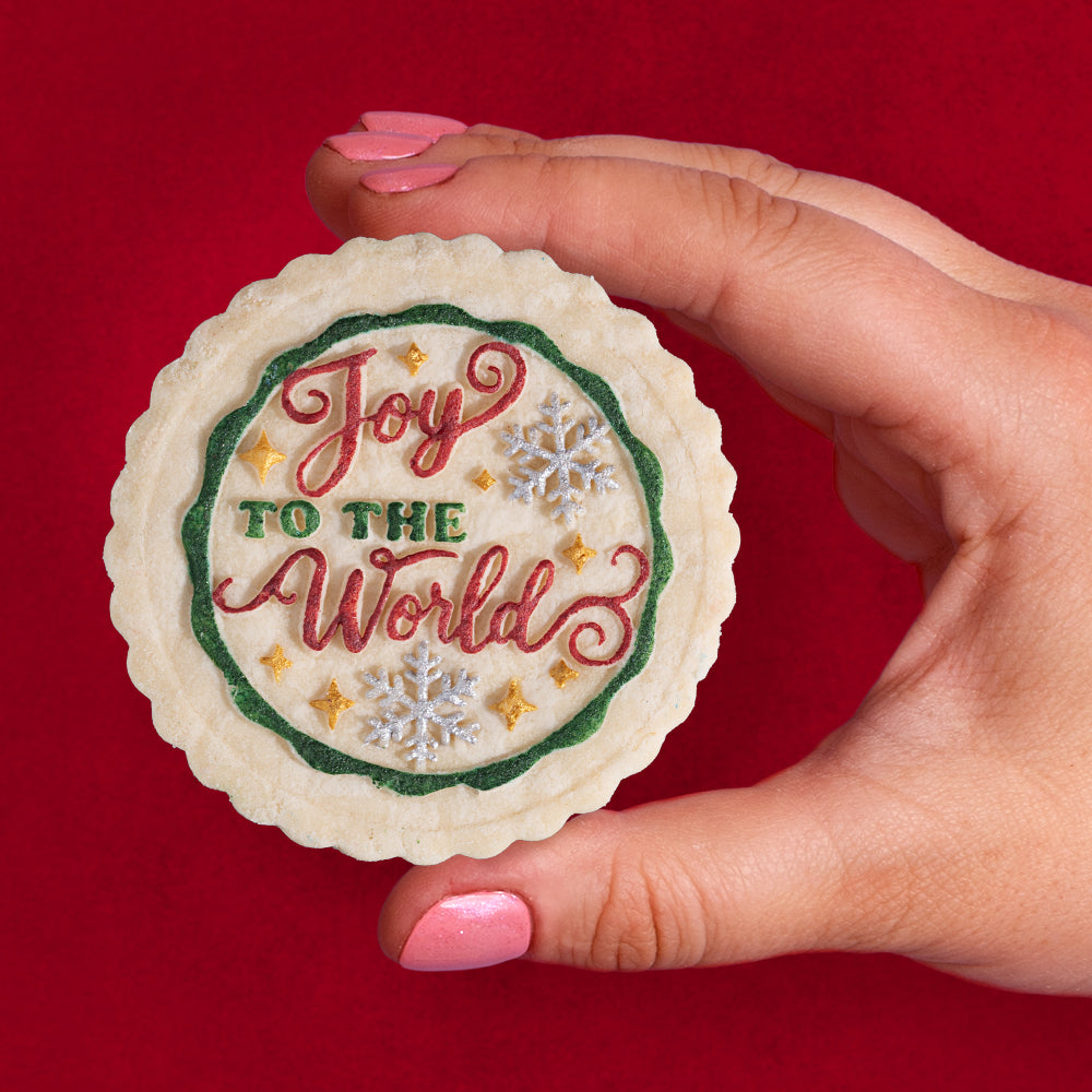 Christmas Cookie Press - Joy To The World