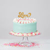 Love Cake Topper