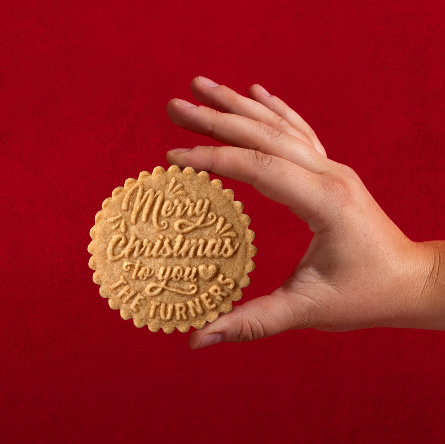 Custom Christmas Cookie Stamp Embosser - Design #6