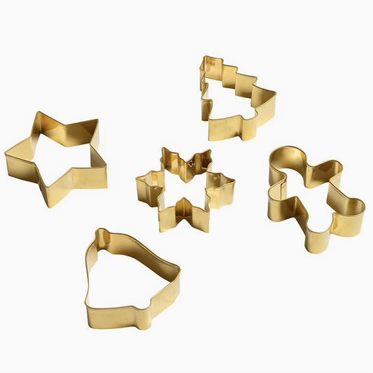 Gold Ornament Cookie Cutter Set