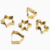 Gold Ornament Cookie Cutter Set