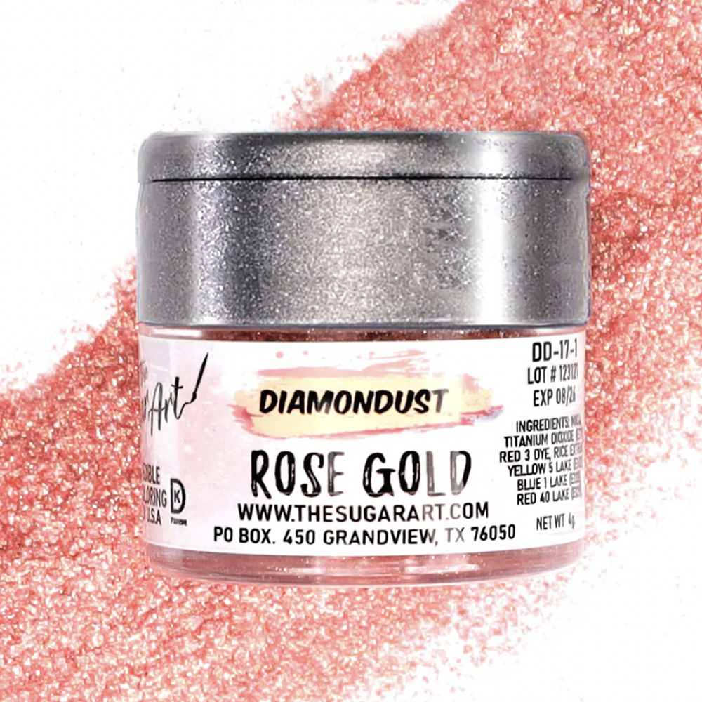 Rose Gold Edible Glitter