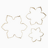 Gold Snowflake Cookie Cutters