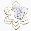 Gold Snowflake Cookie Cutters