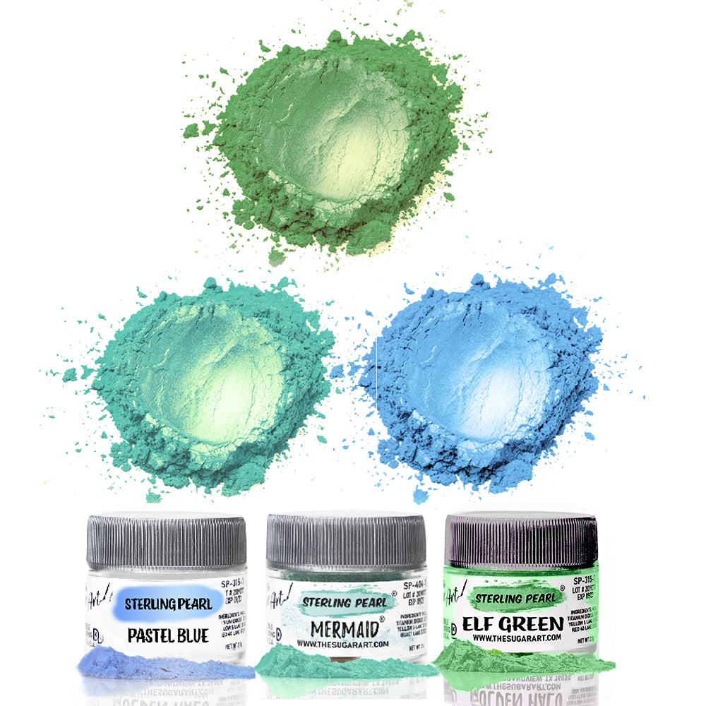 Blues & Greens Luster Dust Bundle