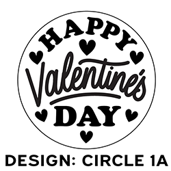 Embossed Valentines Day Cookie Stamp - Homemade With Love