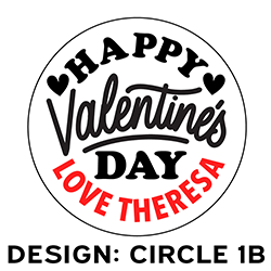 Embossed Valentines Day Cookie Stamp - Homemade With Love