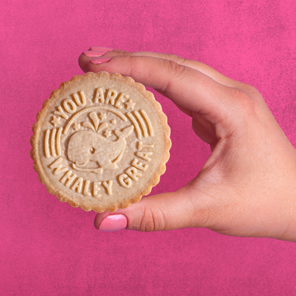Valentines Day Cookie Stamp - Whale